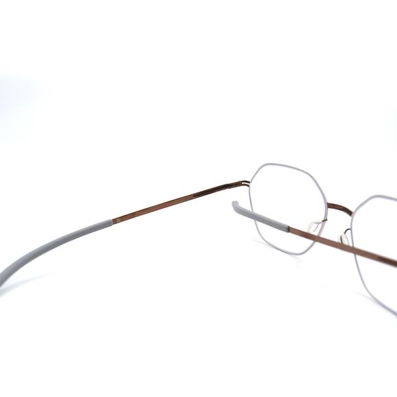 NEW IC! BERLIN HALNY WHITE COPPER AUTHENTIC EYEGLASSES FRAME - Picture 12 of 14